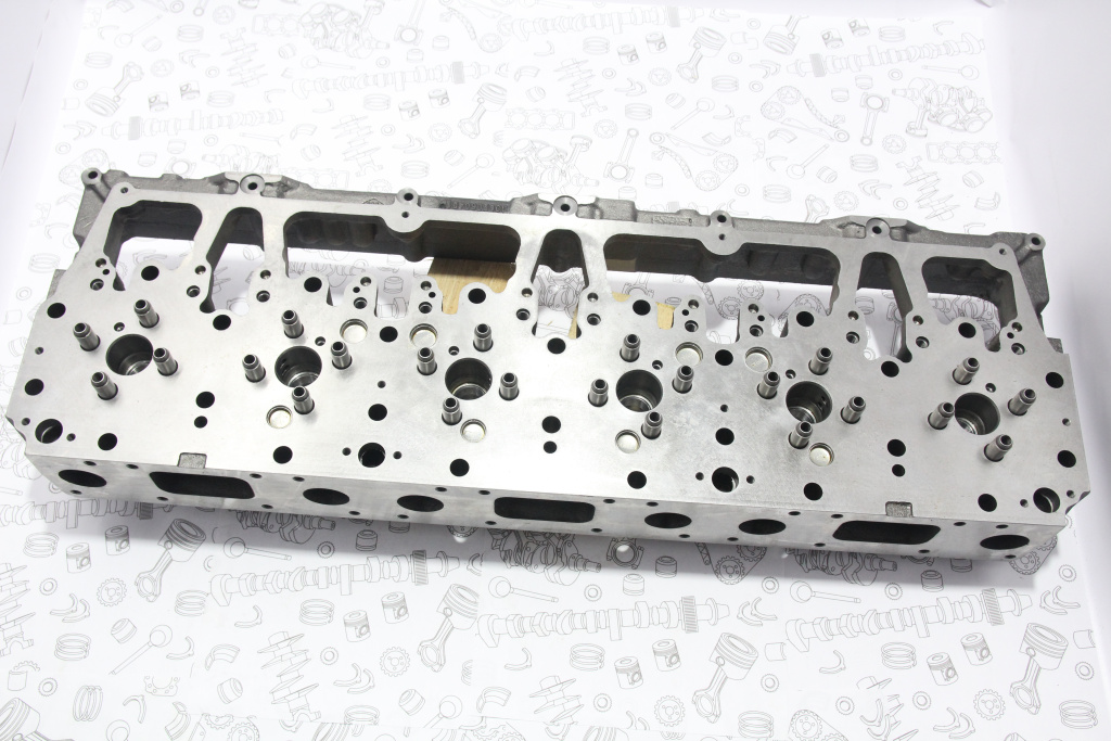 Головка блока цилиндров cat C10, C12 с клапанами 1482144, 1300911,130-0911, 1165369, 116-5369, 1337052, 133-7052, 2166951, 216-6951 148-2144  Henan Ola Marine Diesel Engine Co., Ltd