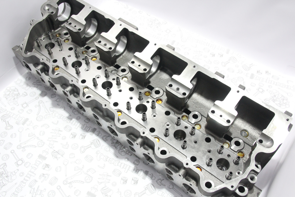 Головка блока цилиндров cat C15, C18 без клапанов 2237263, 2445849, 244-5849, 2436741, 243-6741, 2430943, 243-0943, 5839600, 583-9600, 3123565, 312-3565 223-7263  Henan Ola Marine Diesel Engine